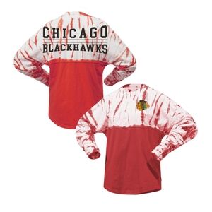 Chicago Blackhawks Spirit Jersey Long Sleeve Tshirt In Size Medium NWOT UNISEX
